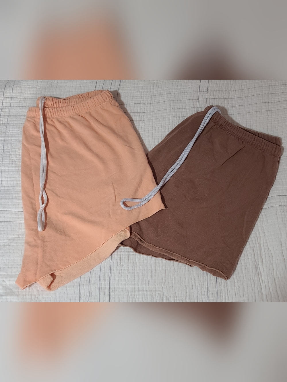 aerie Offline 2 Shorts on Tan/orange